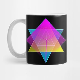 Overlapping Colorful Geometrics Mug